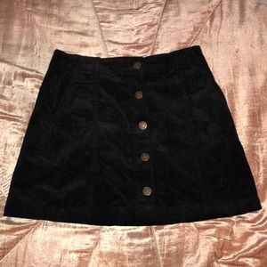 Corduroy skirt